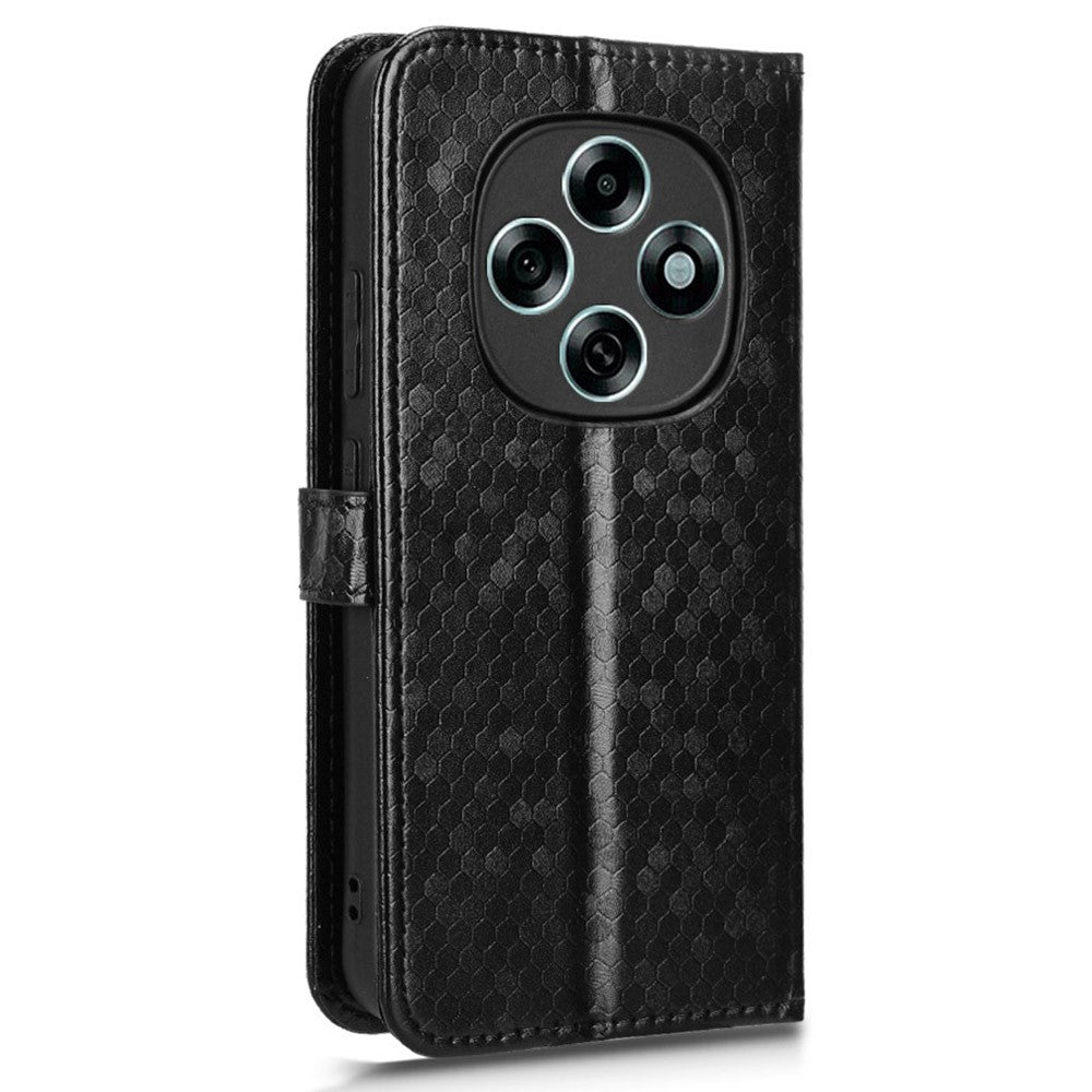 For Oppo F13 Pro 5G  /  A6 Pro 5G (China) Wallet Case Dot Pattern Imprint PU Leather Phone Cover with Wrist Strap