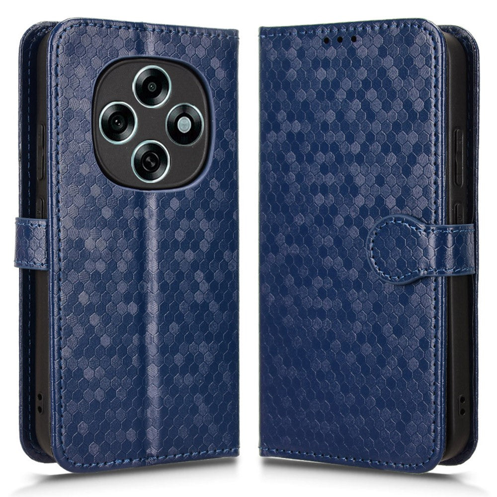 For Oppo F13 Pro 5G  /  A6 Pro 5G (China) Wallet Case Dot Pattern Imprint PU Leather Phone Cover with Wrist Strap