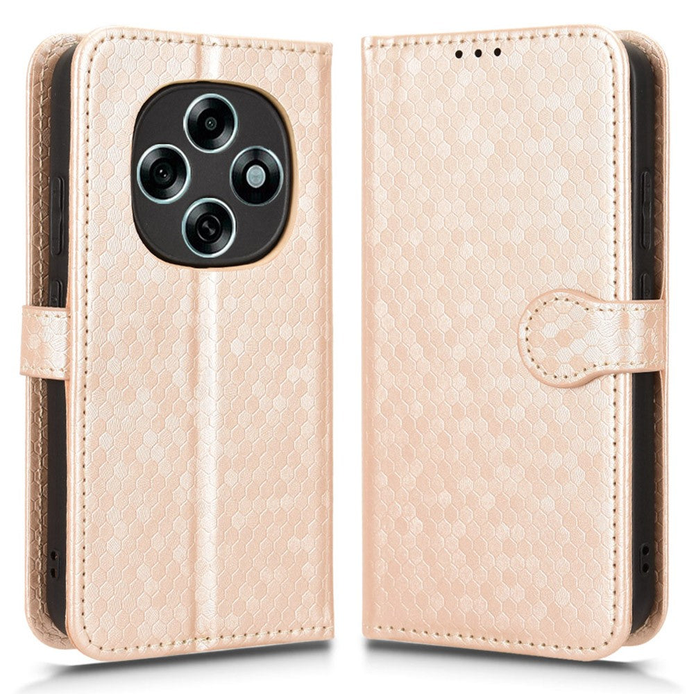 For Oppo F13 Pro 5G  /  A6 Pro 5G (China) Wallet Case Dot Pattern Imprint PU Leather Phone Cover with Wrist Strap