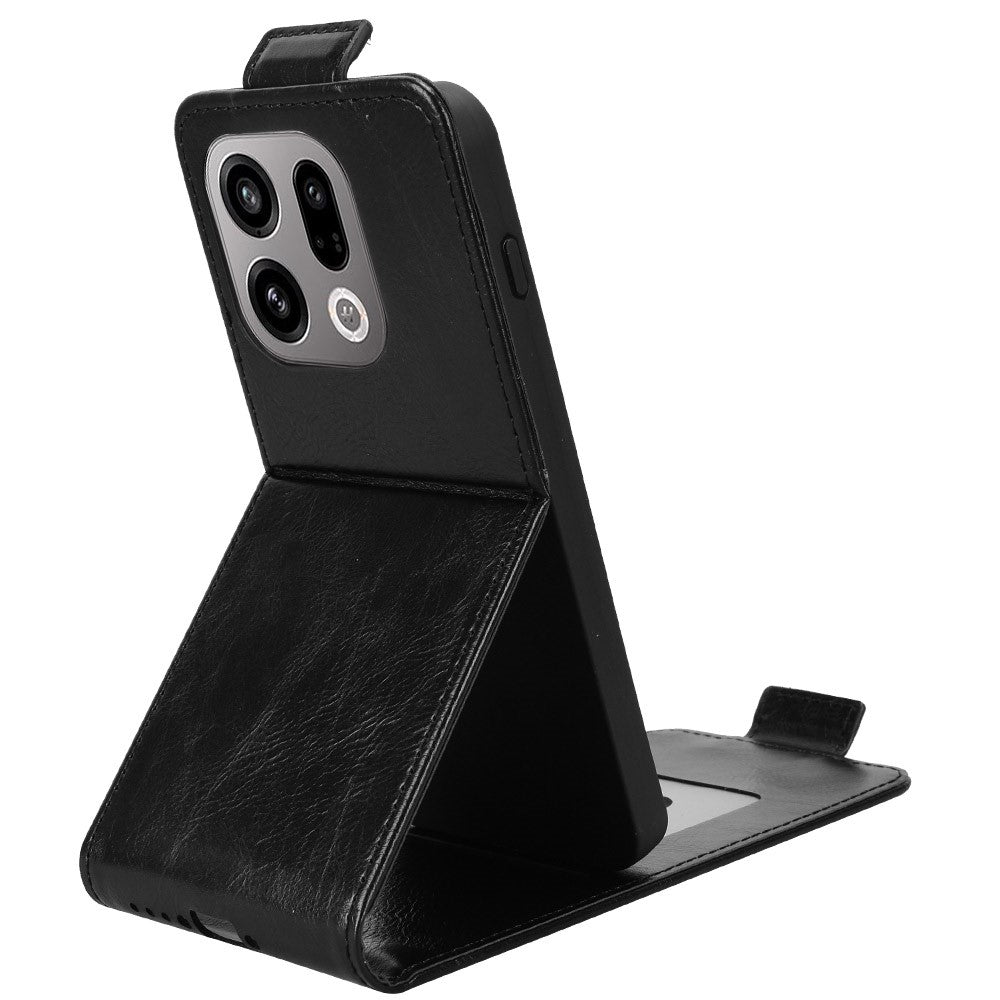 For Oppo Find X9 5G Stand Case Magnetic Clasp Vertical Flip Leather Phone Cover with Card Holder