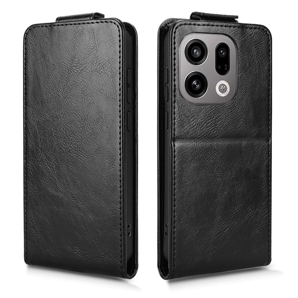 For Oppo Find X9 5G Stand Case Magnetic Clasp Vertical Flip Leather Phone Cover with Card Holder