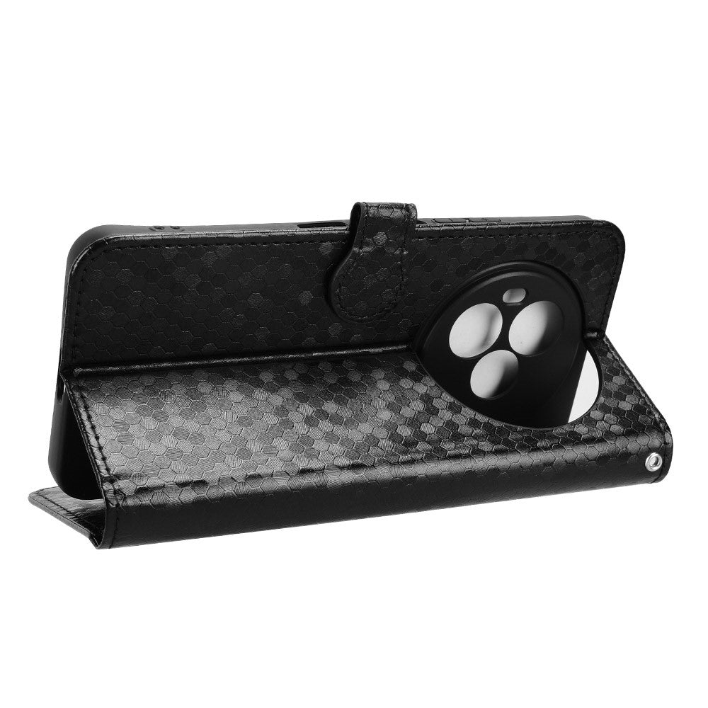 For TCL NxtPaper 60 Ultra 5G Wallet Case Dot Pattern Imprint PU Leather Phone Cover with Wrist Strap