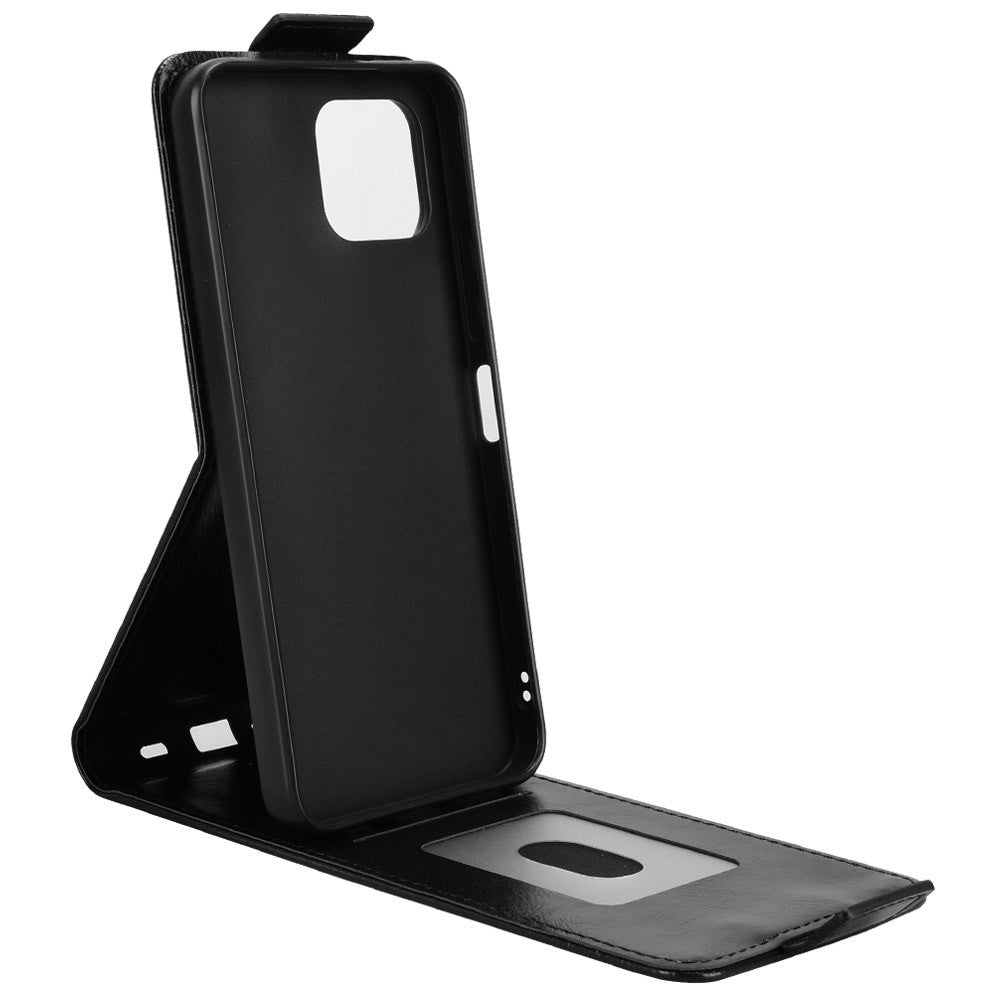 For T-Mobile Revvl 8 Pro  /  T Phone 3 Pro Stand Case Magnetic Clasp Vertical Flip Leather Phone Cover with Card Holder
