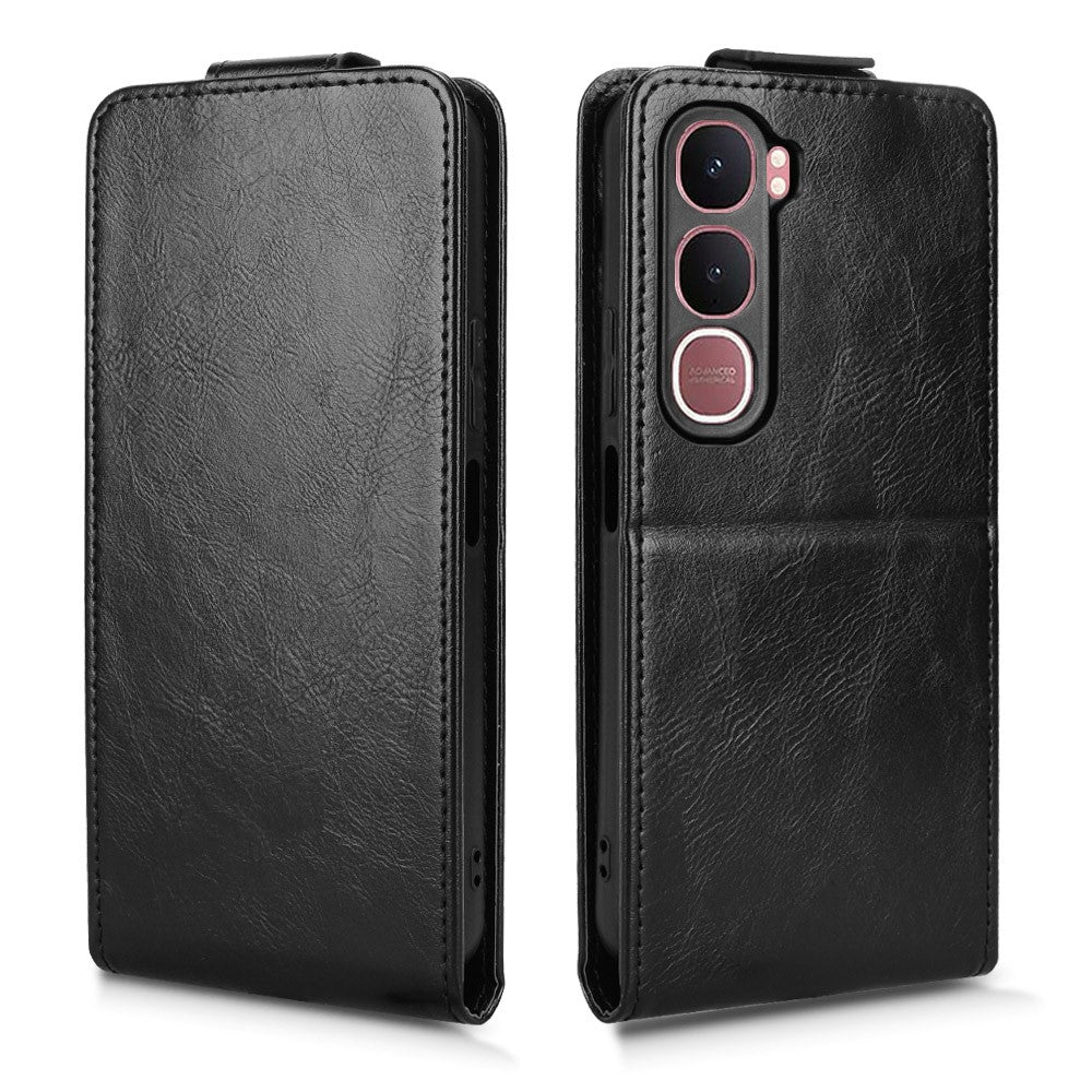 For vivo Y31 5G  /  Y21d Stand Case Magnetic Clasp Vertical Flip Leather Phone Cover with Card Holder