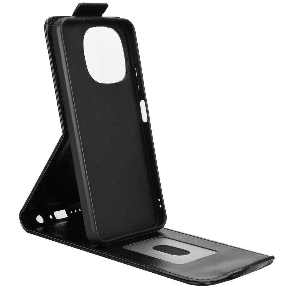 For Blackview Color 6 Stand Case Magnetic Clasp Vertical Flip Leather Phone Cover with Card Holder