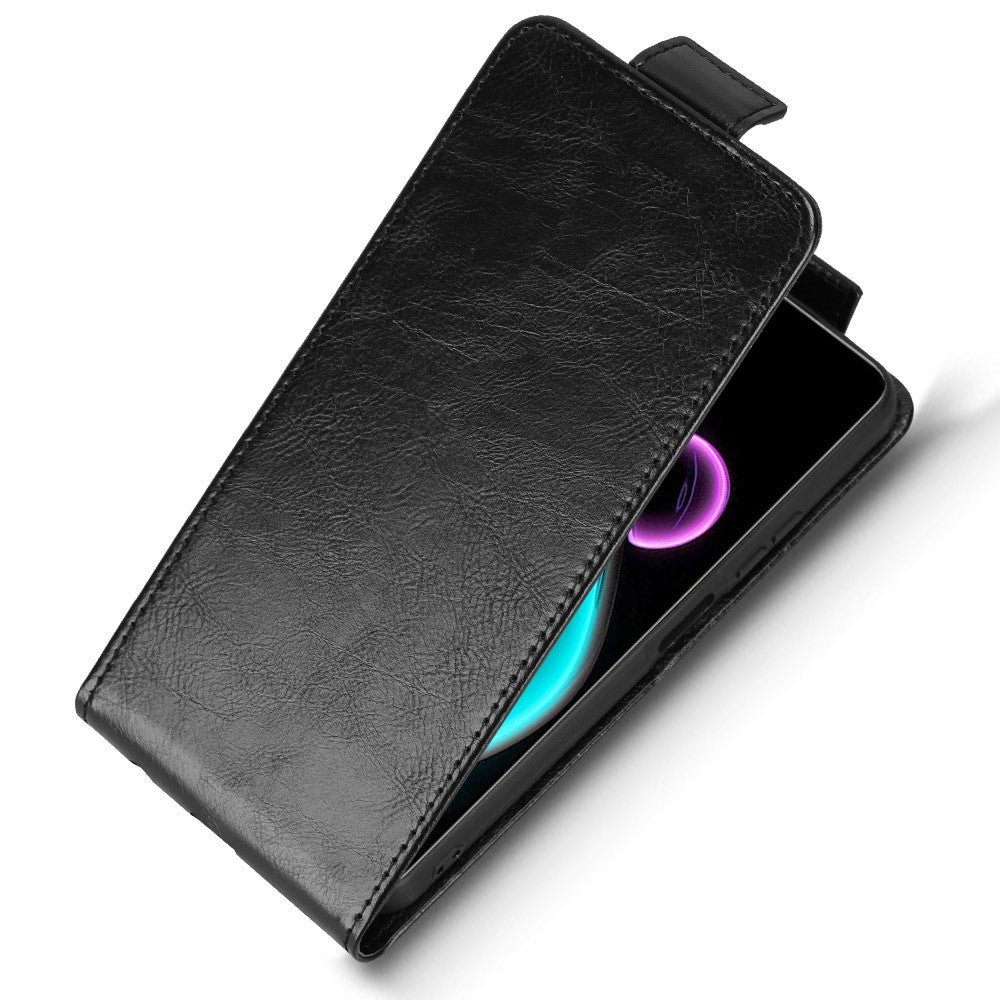 For Blackview Color 6 Stand Case Magnetic Clasp Vertical Flip Leather Phone Cover with Card Holder