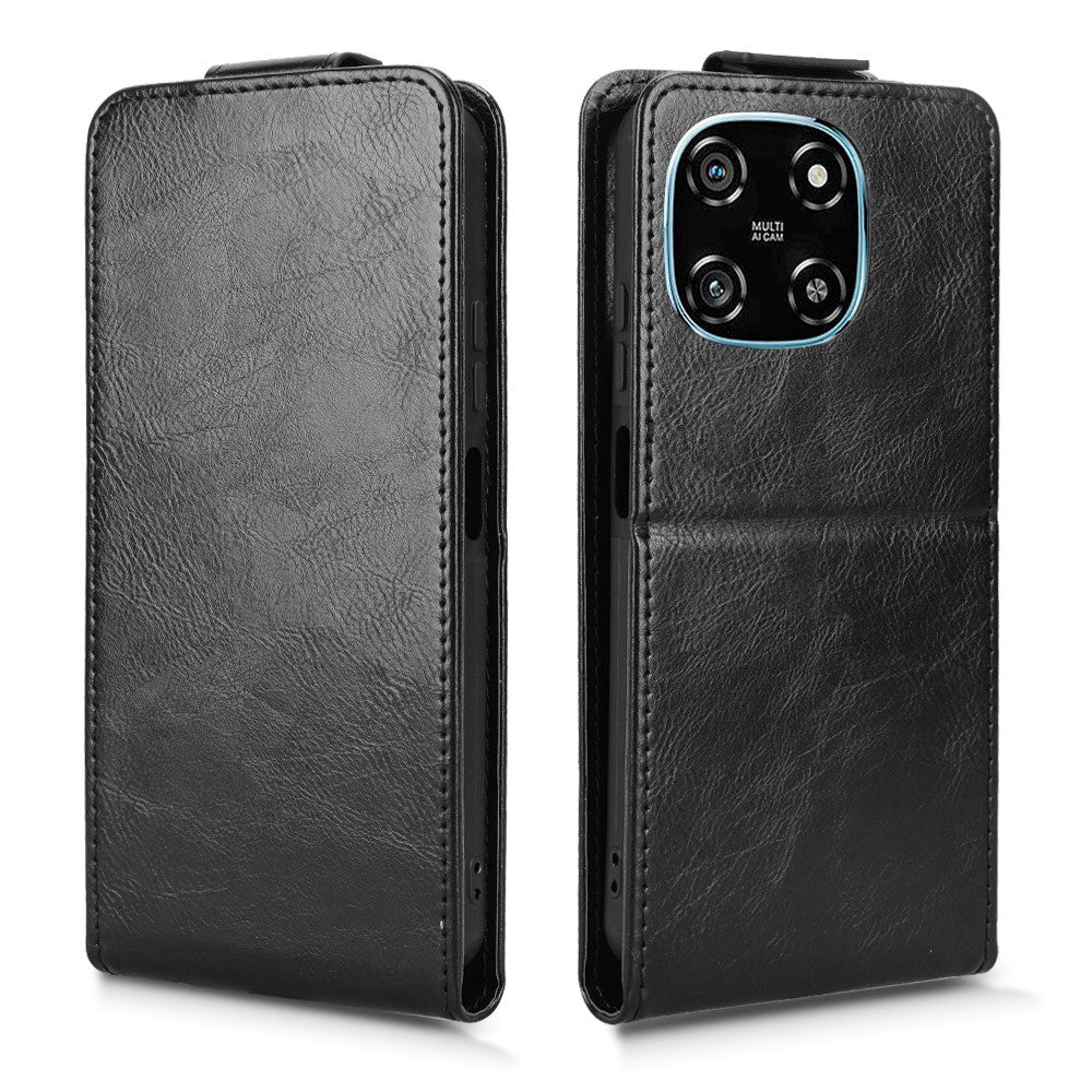 For Blackview Color 6 Stand Case Magnetic Clasp Vertical Flip Leather Phone Cover with Card Holder