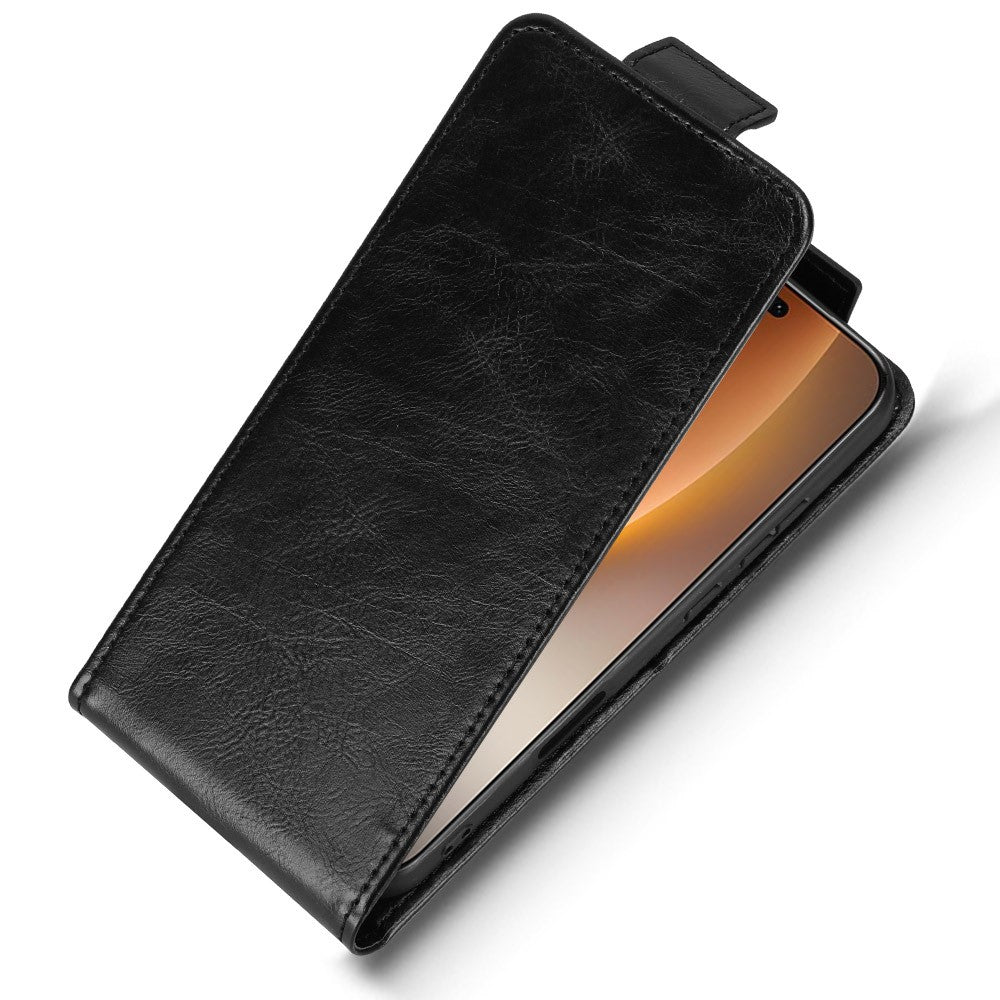 For Honor Magic8 Pro 5G Stand Case Magnetic Clasp Vertical Flip Leather Phone Cover with Card Holder