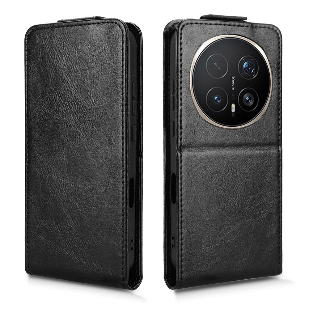 For Honor Magic8 Pro 5G Stand Case Magnetic Clasp Vertical Flip Leather Phone Cover with Card Holder