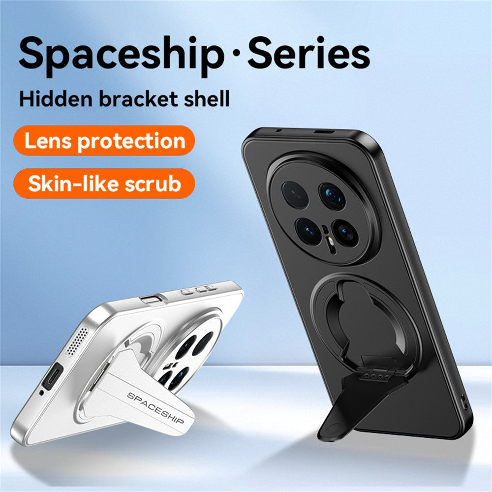 For Honor Magic8 Pro 5G Case Compatible with MagSafe Hidden Kickstand Skin-Feel Matte PC TPU Phone Back Cover