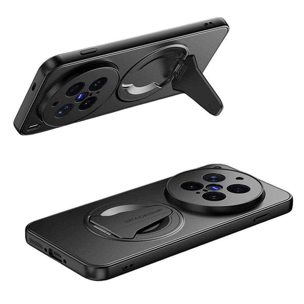 For vivo X300 Pro 5G Case Compatible with MagSafe Hidden Kickstand Skin-Feel Matte PC TPU Phone Back Cover