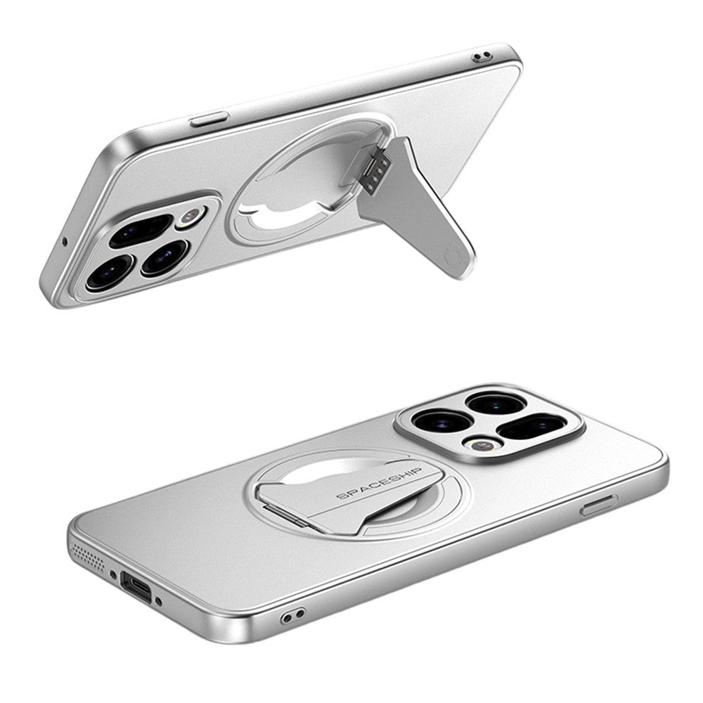 For Oppo Find X9 5G Case Compatible with MagSafe Hidden Kickstand Skin-Feel Matte PC TPU Phone Back Cover