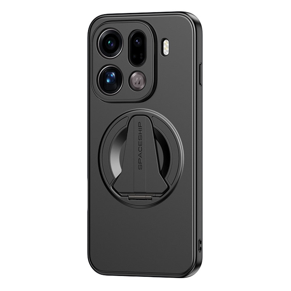 For Oppo Find X9 Pro 5G Case Compatible with MagSafe Hidden Kickstand Skin-Feel Matte PC TPU Phone Back Cover