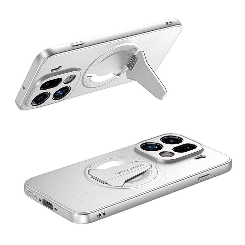 For Oppo Find X9 Pro 5G Case Compatible with MagSafe Hidden Kickstand Skin-Feel Matte PC TPU Phone Back Cover