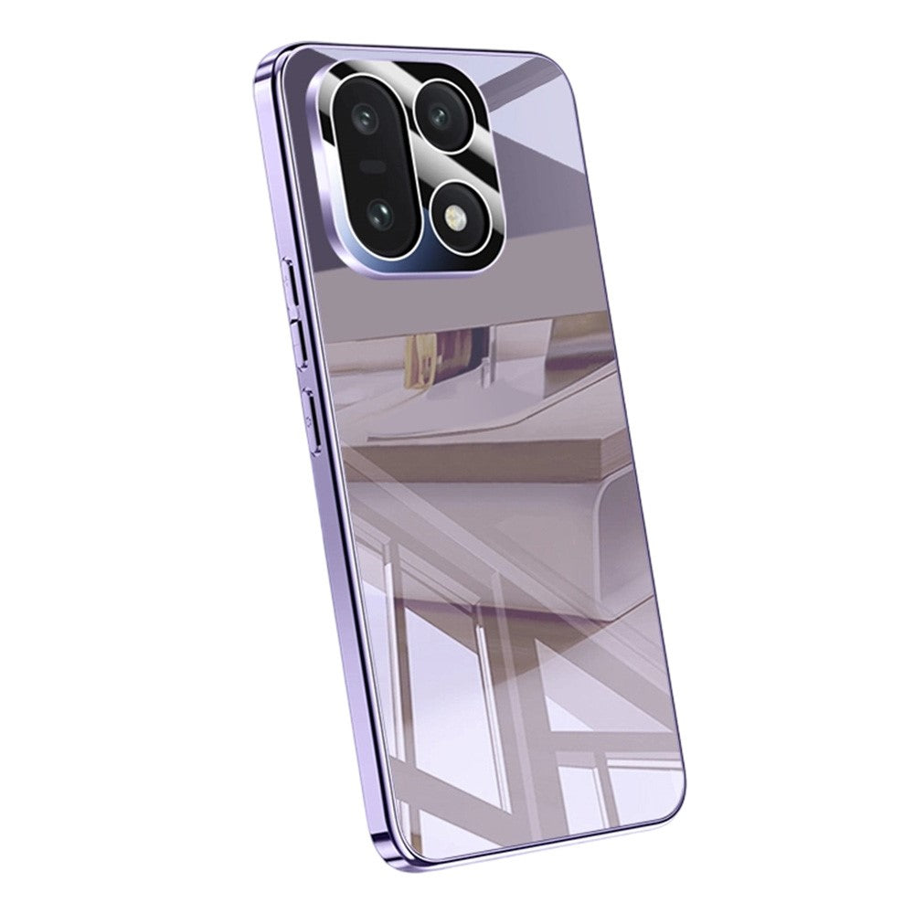 For OnePlus 15 5G Case Electroplating PC Phone Back Cover with Camera Lens Protector