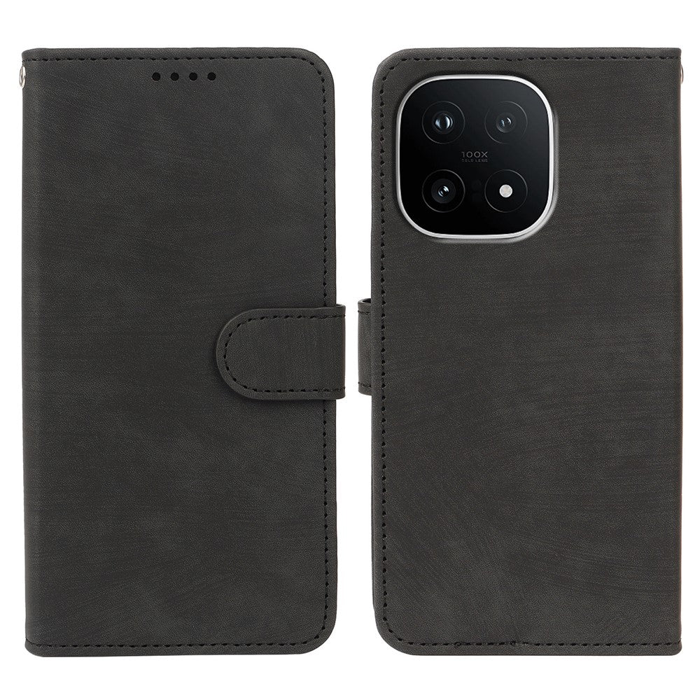 For vivo iQOO 15 5G Case Flip Wallet Striped Texture Leather Phone Cover