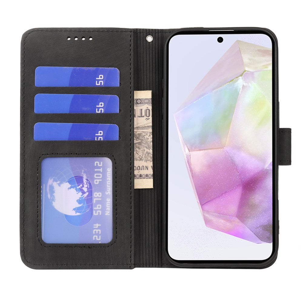 For vivo iQOO 15 5G Case Flip Wallet Striped Texture Leather Phone Cover