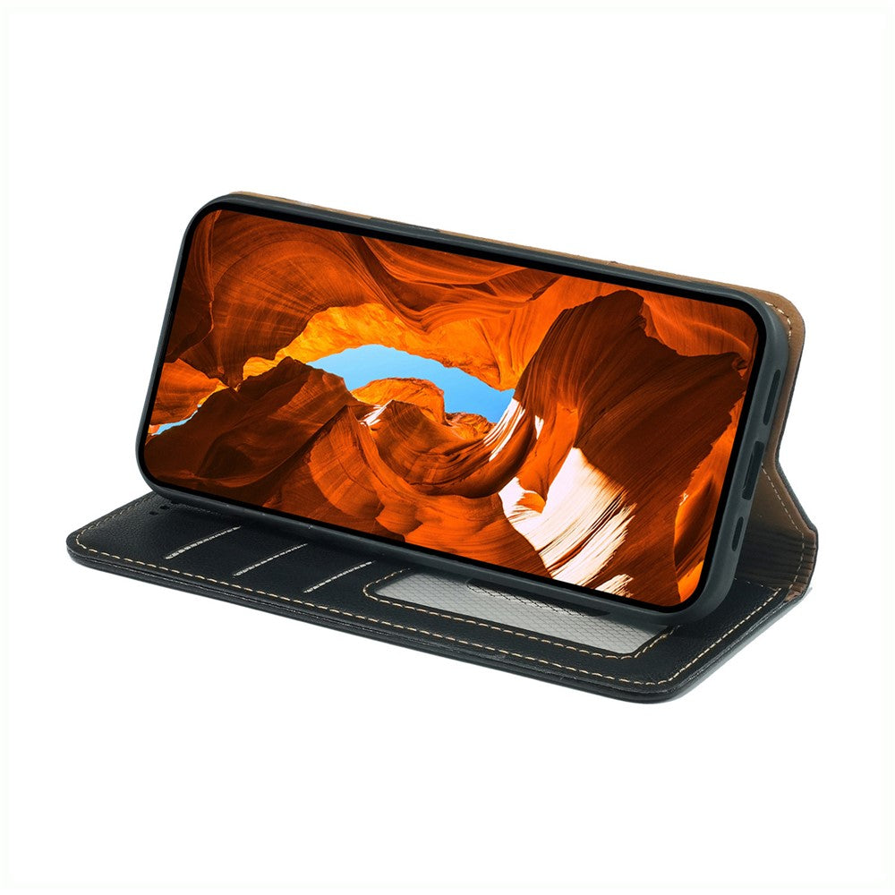 For Xiaomi 15T Case Wallet RFID Blocking Leather Phone Cover Strong Magnetic Closure