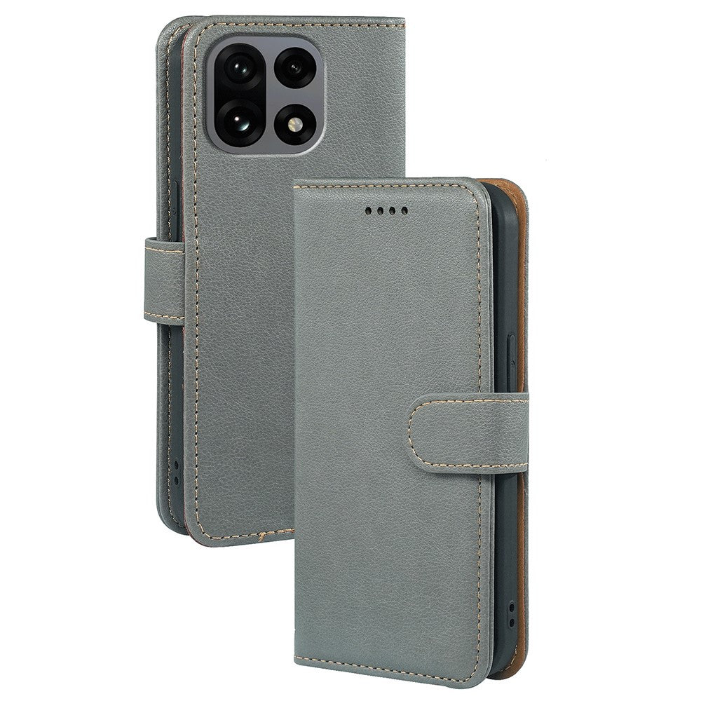 For OnePlus 15 5G Case RFID Blocking Wallet Litchi Texture Leather Phone Cover Magnetic Clasp