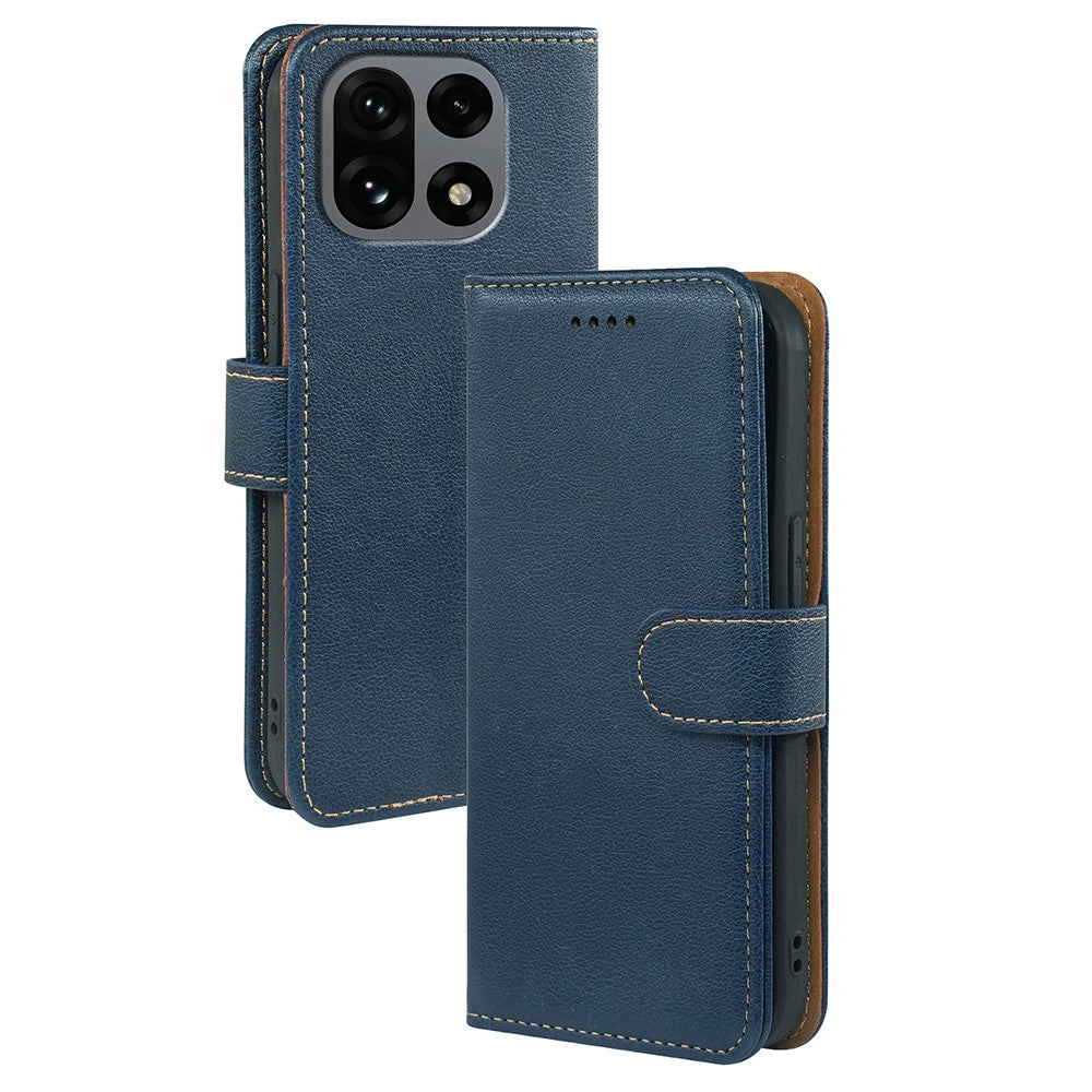 For OnePlus 15 5G Case RFID Blocking Wallet Litchi Texture Leather Phone Cover Magnetic Clasp