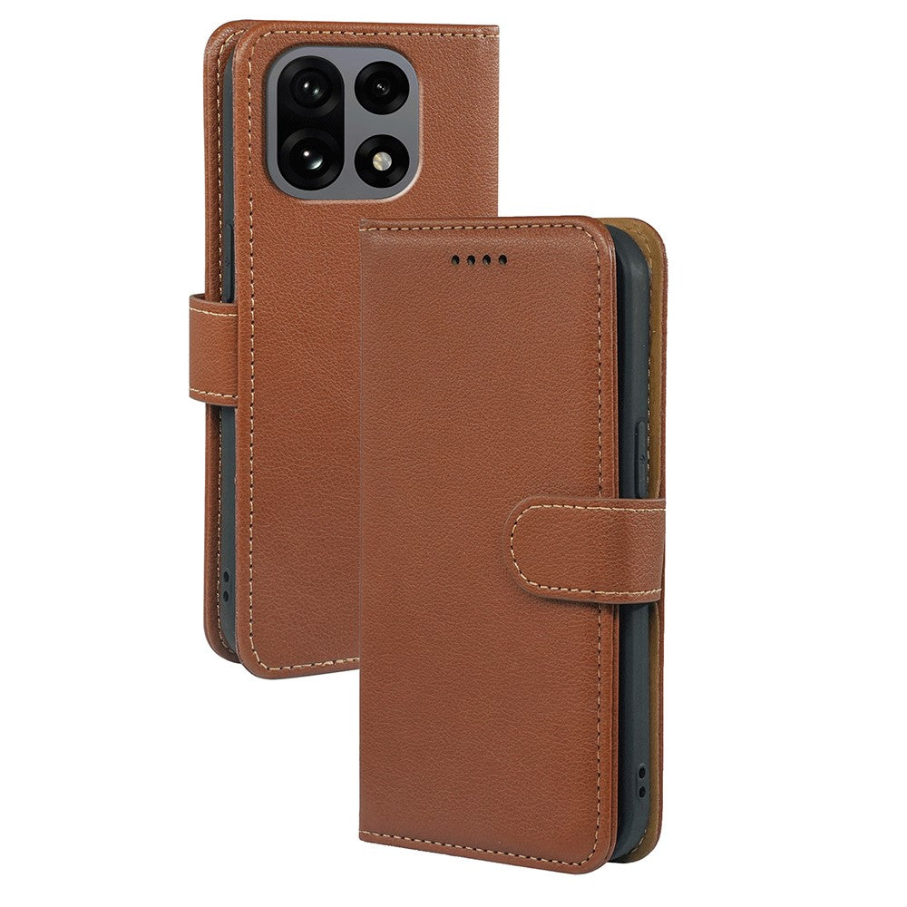 For OnePlus 15 5G Case RFID Blocking Wallet Litchi Texture Leather Phone Cover Magnetic Clasp