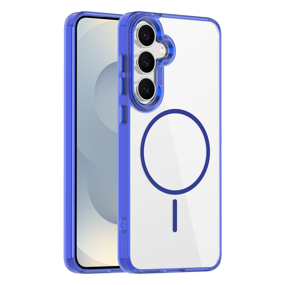 For Samsung Galaxy S25 FE Magnetic Case Compatible with MagSafe TPU PC Clear Phone Cover