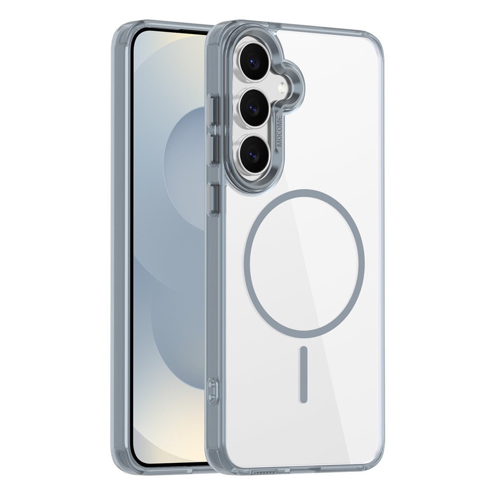 For Samsung Galaxy S25 FE Magnetic Case Compatible with MagSafe TPU PC Clear Phone Cover