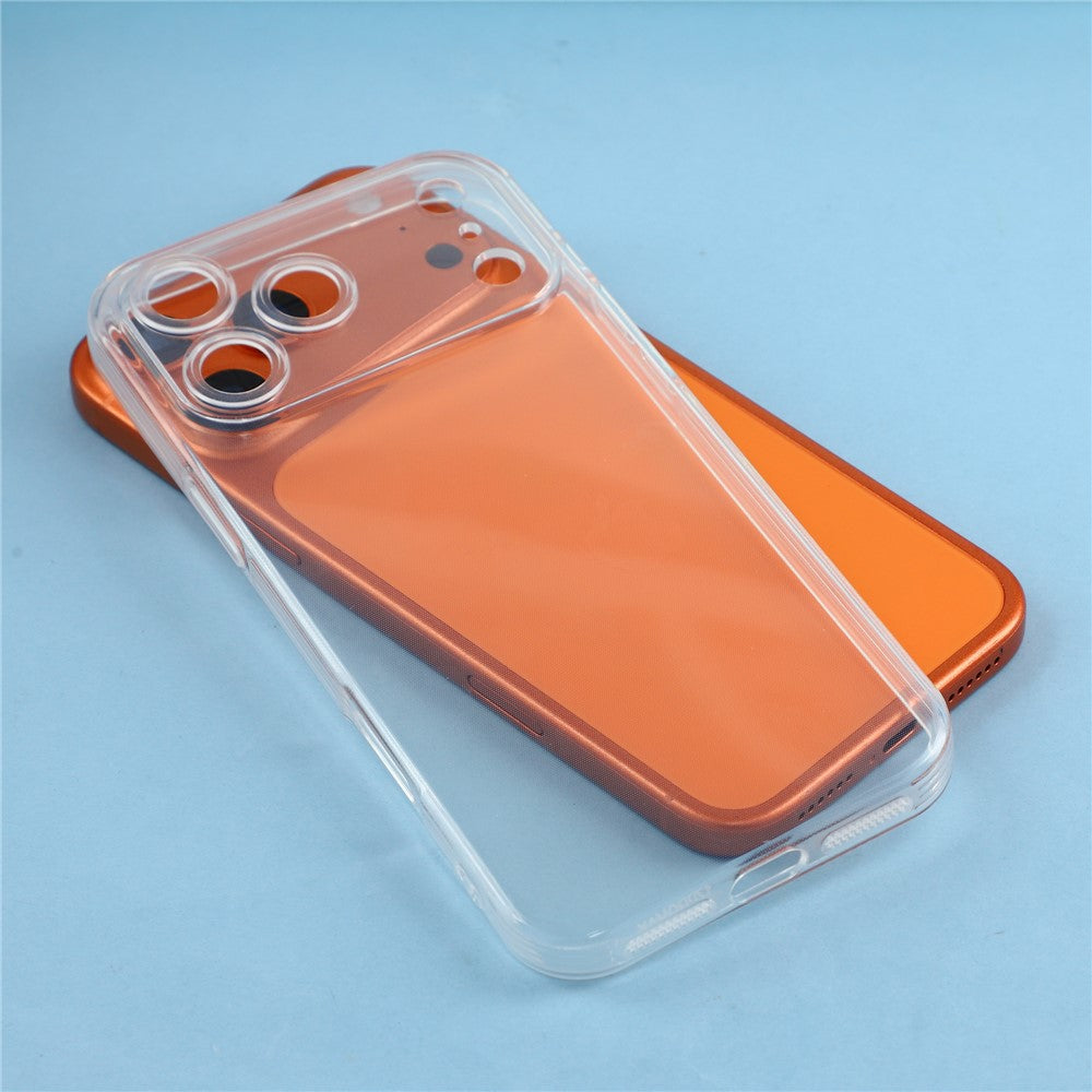 For iPhone 17 Pro Max Case Shockproof 1.5mm Thickness Clear TPU Phone Cover