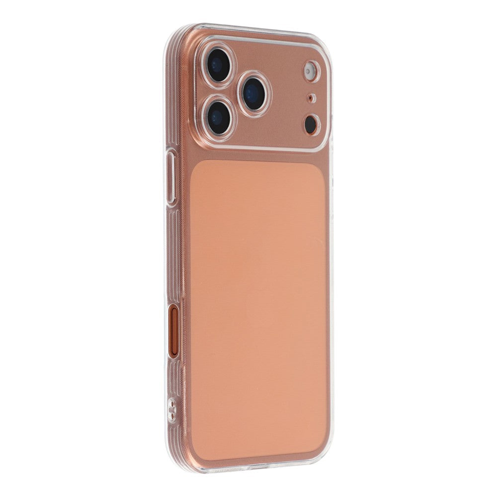 Coque de protection antichoc en TPU transparent de 1,5 mm d'épaisseur pour iPhone 17 Pro