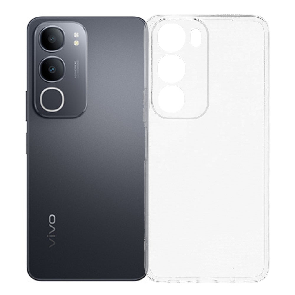 For vivo Y50 Case Shockproof 1.5mm Thickness Clear TPU Phone Cover