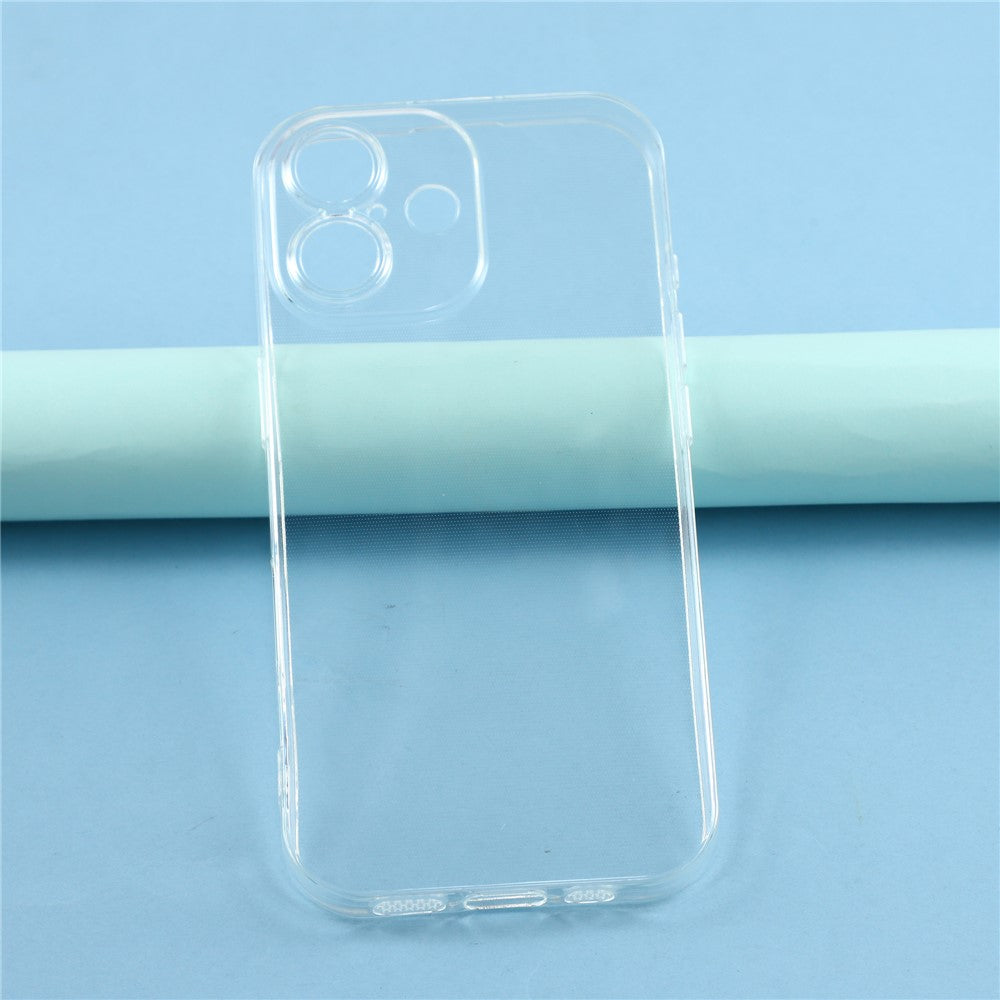 For iPhone 17 Case Shockproof 1.5mm Thickness Clear TPU Phone Cover
