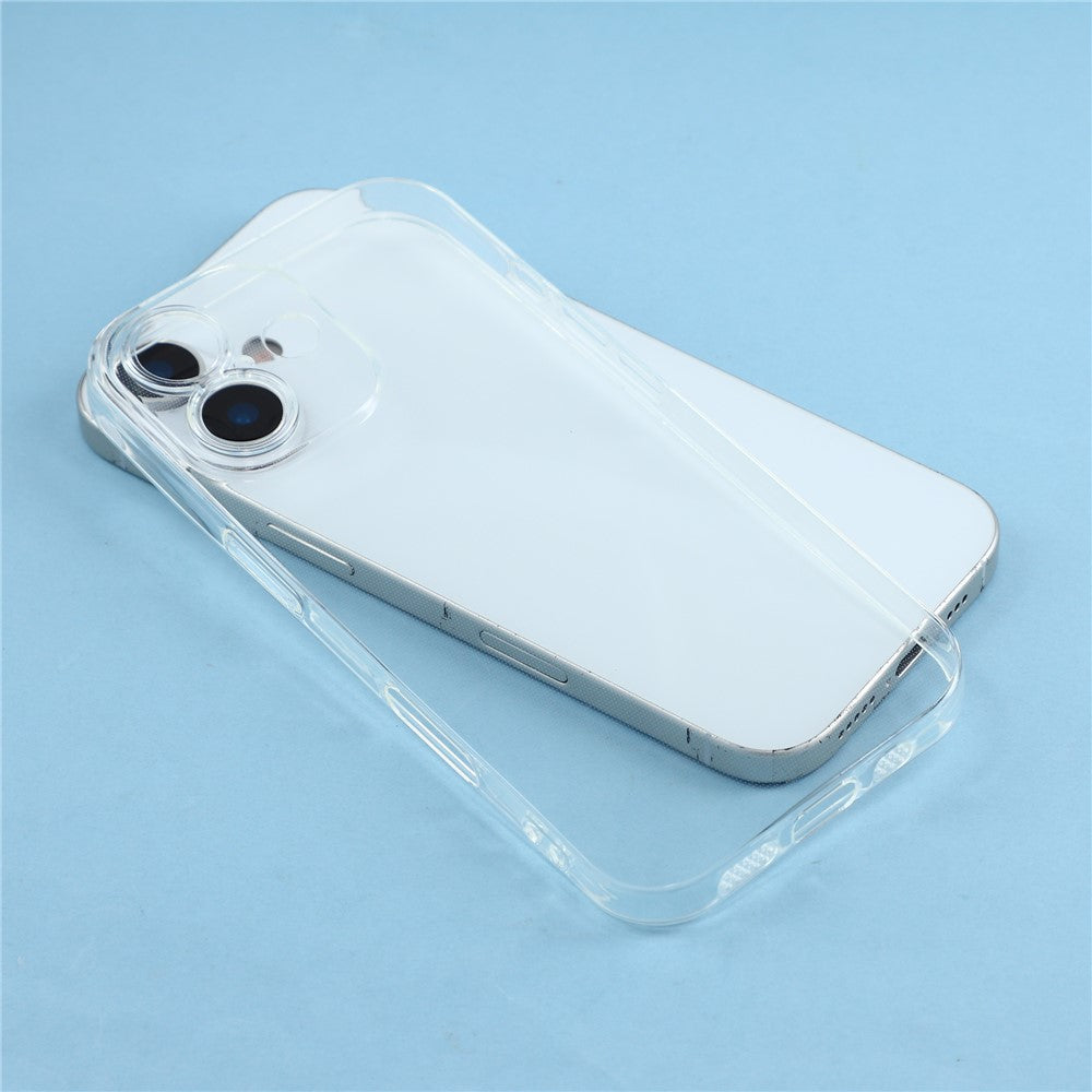 For iPhone 17 Case Shockproof 1.5mm Thickness Clear TPU Phone Cover