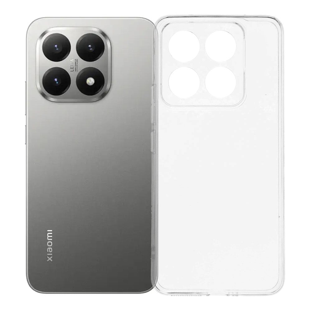 For Xiaomi 15T Case Shockproof 1.5mm Thickness Clear TPU Phone Cover