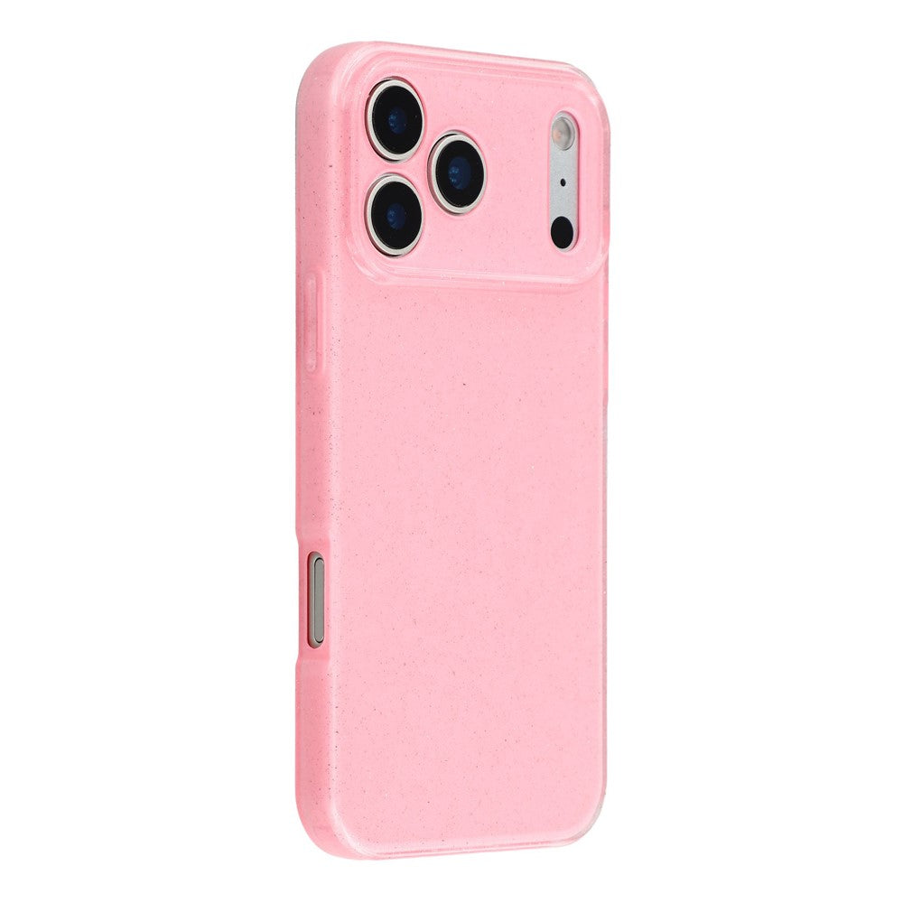 Coque arrière de téléphone en TPU antichoc à paillettes pour iPhone 17 Pro