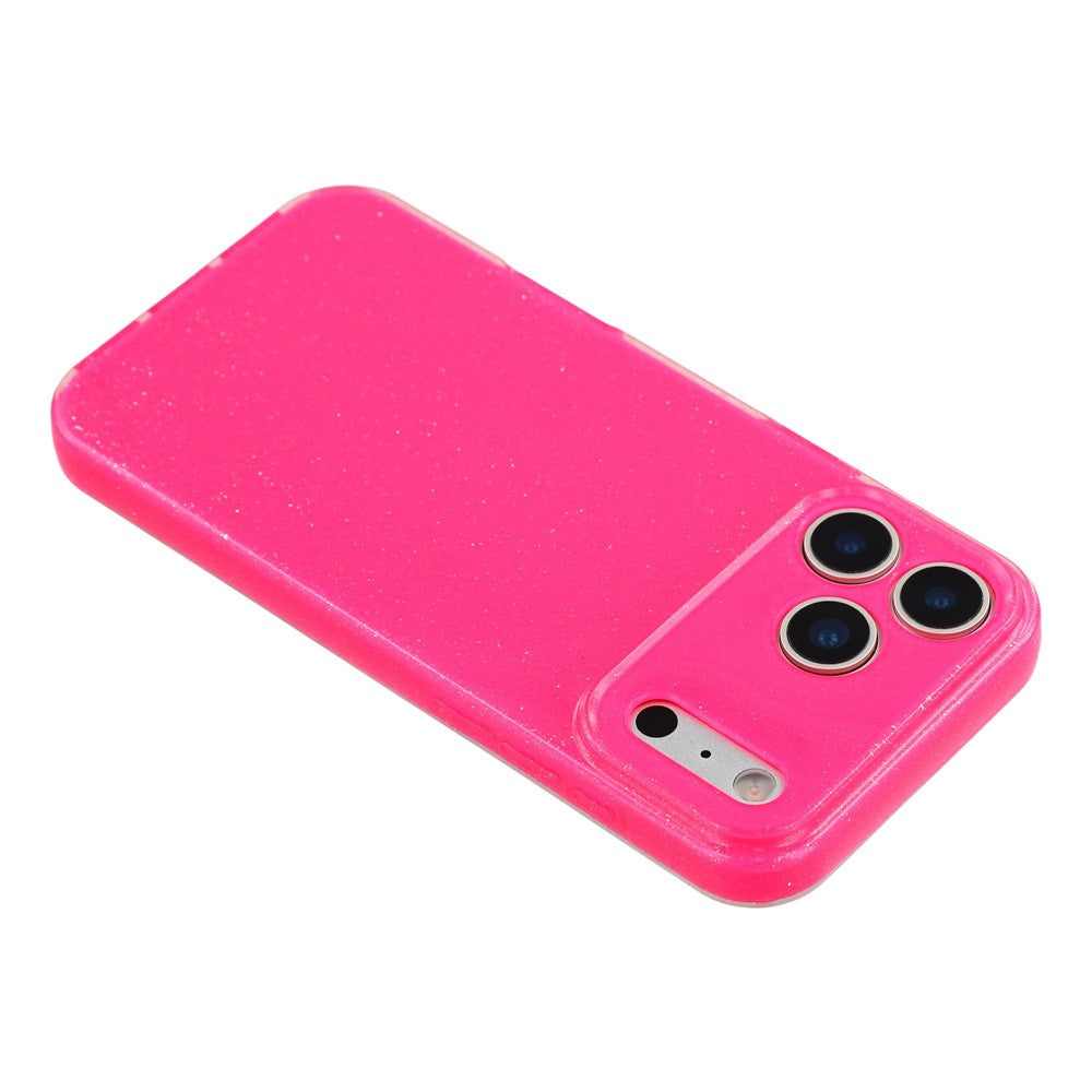 For iPhone 17 Pro Max Case Glitter Shockproof TPU Phone Back Cover
