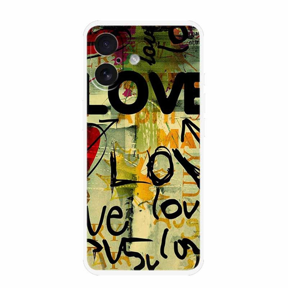 For iPhone 17 Case TPU Pattern Printed Shockproof Phone Cover