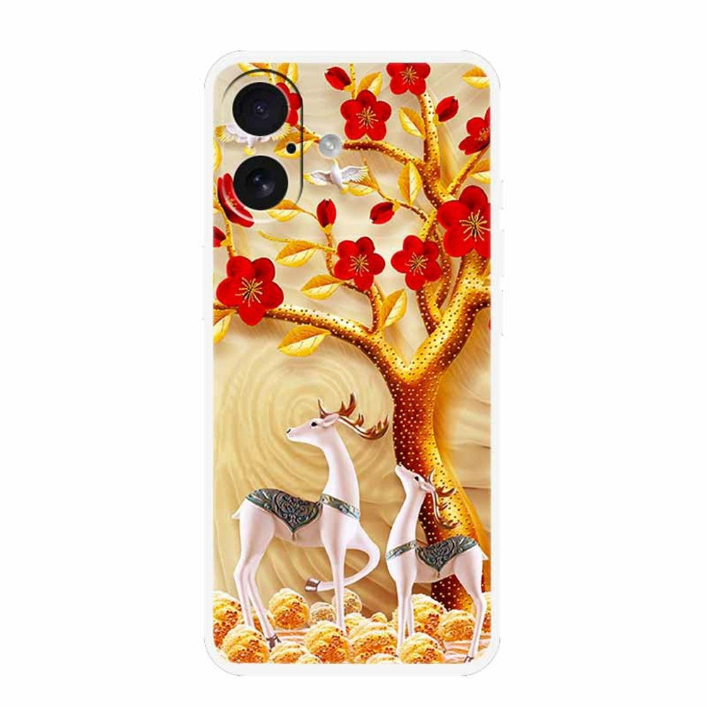 For iPhone 17 Case TPU Pattern Printed Shockproof Phone Cover