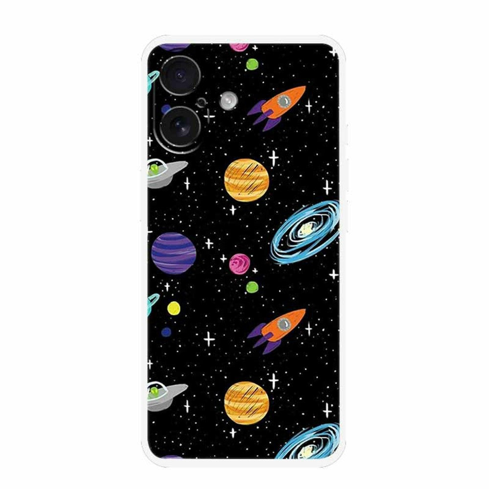 For iPhone 17 Case TPU Pattern Printed Shockproof Phone Cover