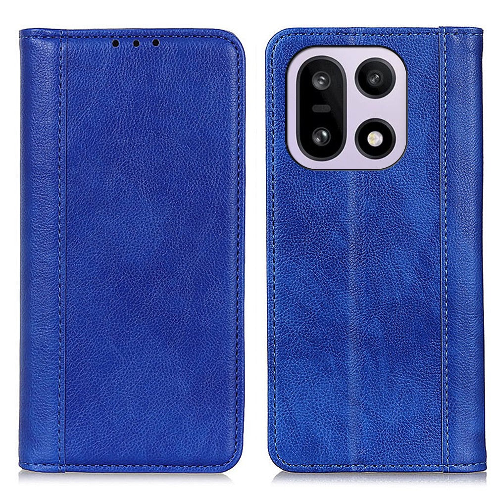 For OnePlus 15 5G Stand Case Split Leather Litchi Texture Wallet Phone Cover