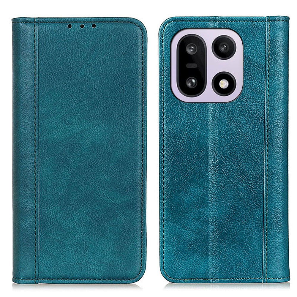 For OnePlus 15 5G Stand Case Split Leather Litchi Texture Wallet Phone Cover