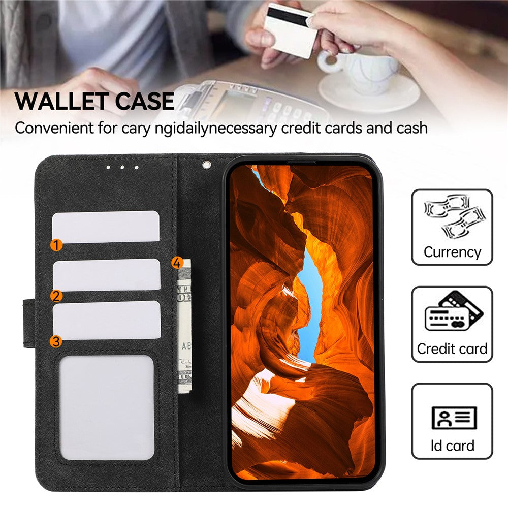 ABEEL For OnePlus 15 5G Case Color Splicing Leather Flip Phone Cover RFID Blocking