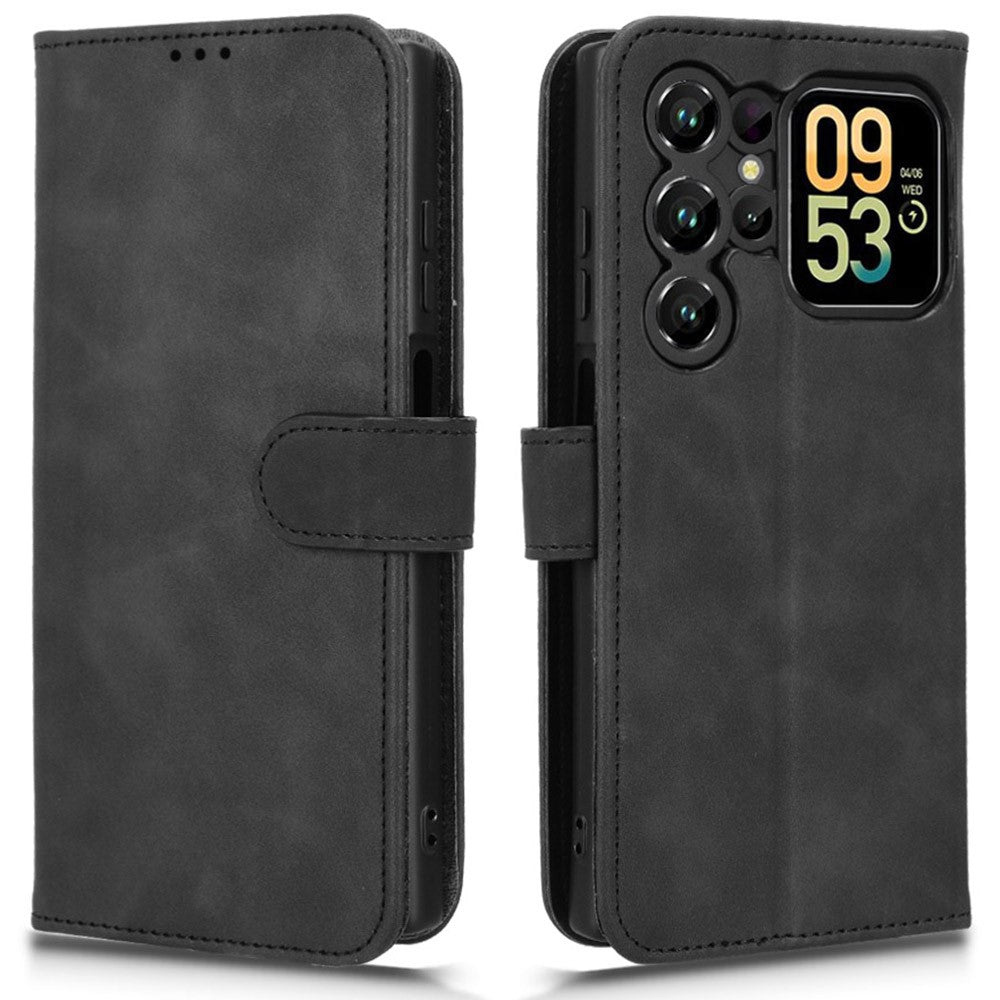 For Oukitel C62  /  C62 Pro Leather Case Skin Feel Anti Drop Wallet Flip Phone Cover