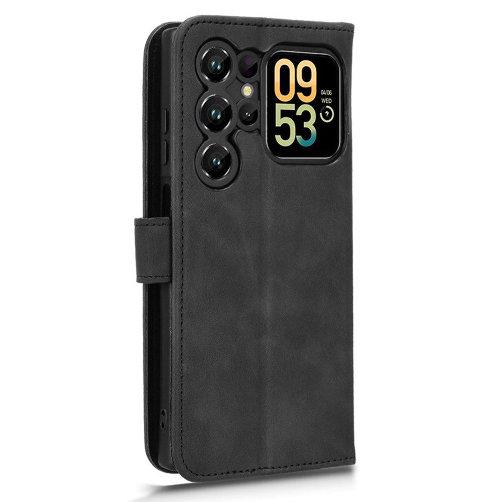 For Oukitel C62  /  C62 Pro Leather Case Skin Feel Anti Drop Wallet Flip Phone Cover