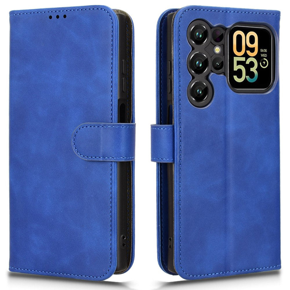 For Oukitel C62  /  C62 Pro Leather Case Skin Feel Anti Drop Wallet Flip Phone Cover