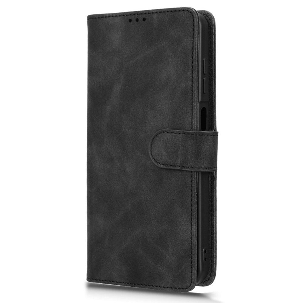 For Oukitel C69 Leather Case Skin Feel Anti Drop Wallet Flip Phone Cover