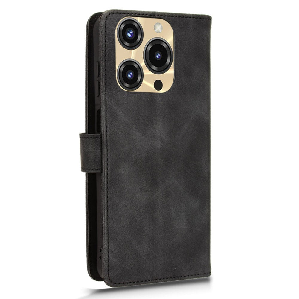 For Oukitel C69 Leather Case Skin Feel Anti Drop Wallet Flip Phone Cover