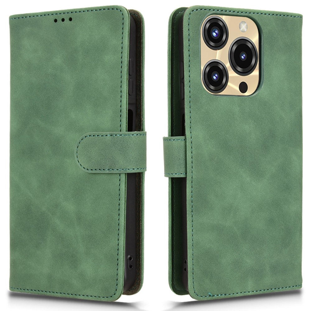 For Oukitel C69 Leather Case Skin Feel Anti Drop Wallet Flip Phone Cover