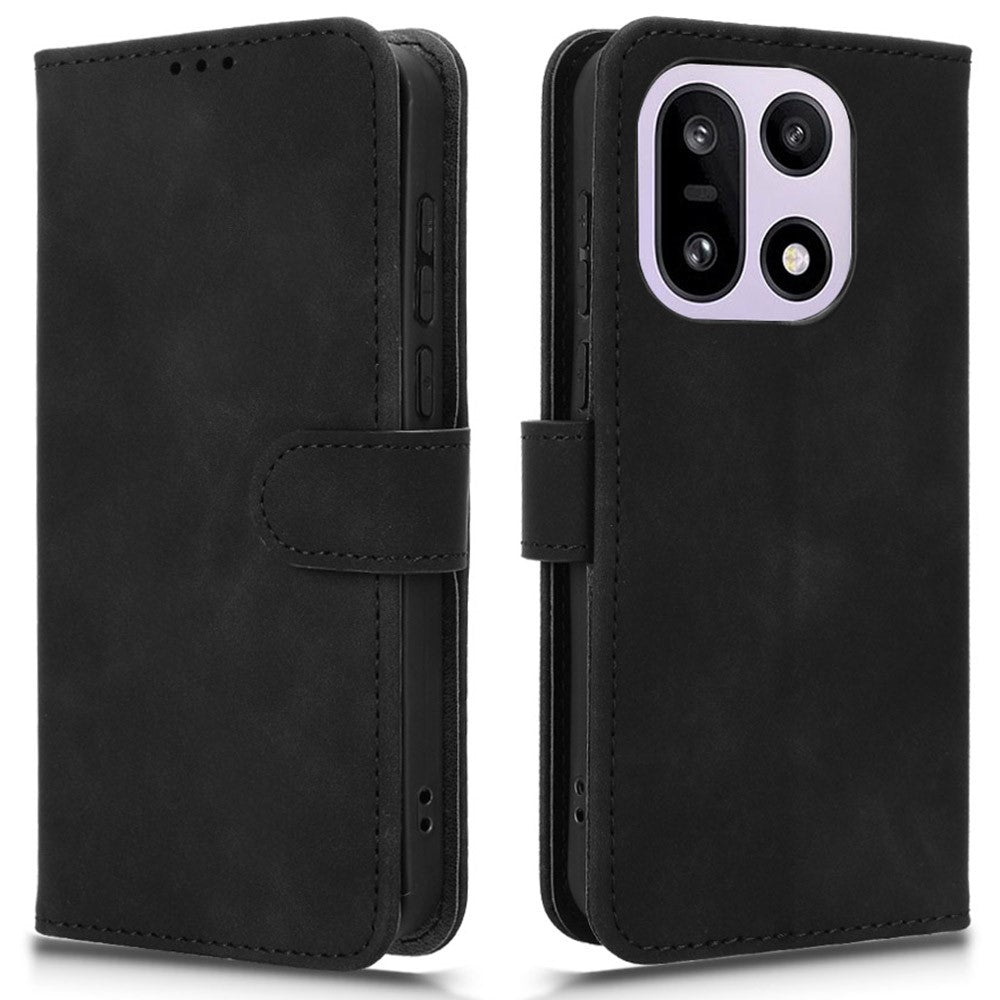 For OnePlus 15 5G Leather Case Skin Feel Anti Drop Wallet Flip Phone Cover