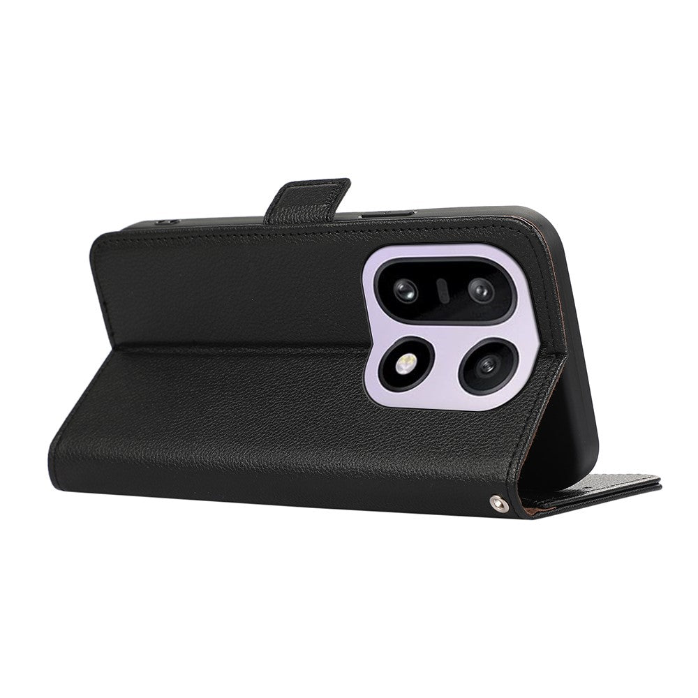 ABEEL For OnePlus 15 5G Case Litchi Texture Leather RFID Blocking Phone Cover