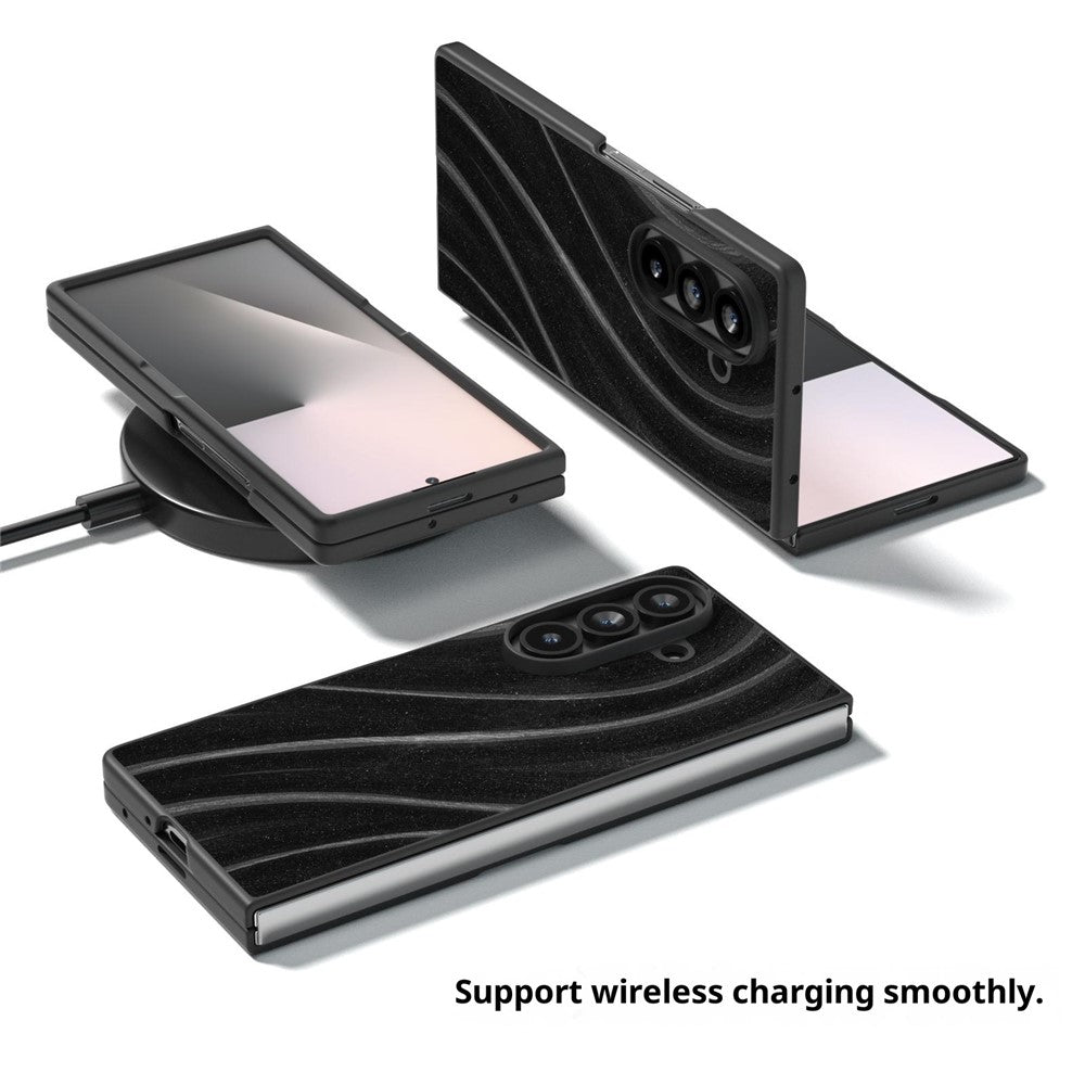 For Samsung Galaxy Z Fold7 5G Case Milky Way Pattern PU + PC Shockproof Phone Cover